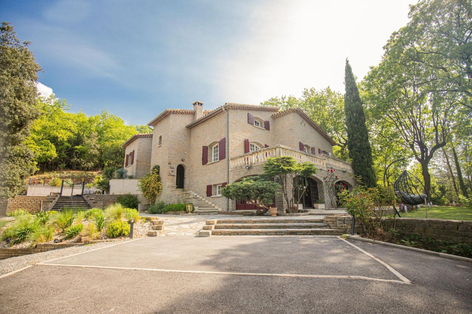 "Les Hauts Du Marquet" - Meuble De Tourisme 5 Etoiles - Gite De Groupe 15 Personnes En Cevennes - Piscine A Debordement - Balneo - Sauna - Nature Saint Jean du Pin Eksteriør billede