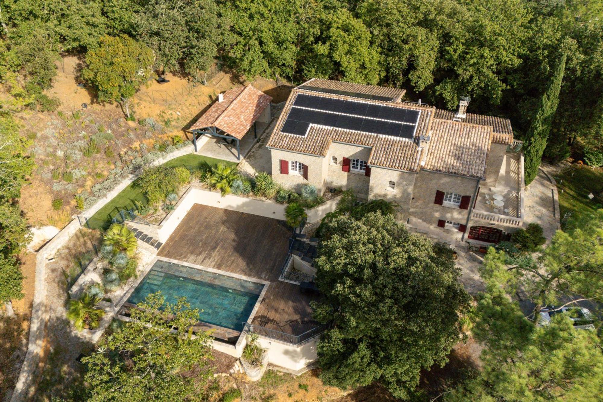 "Les Hauts Du Marquet" - Meuble De Tourisme 5 Etoiles - Gite De Groupe 15 Personnes En Cevennes - Piscine A Debordement - Balneo - Sauna - Nature Saint Jean du Pin Eksteriør billede