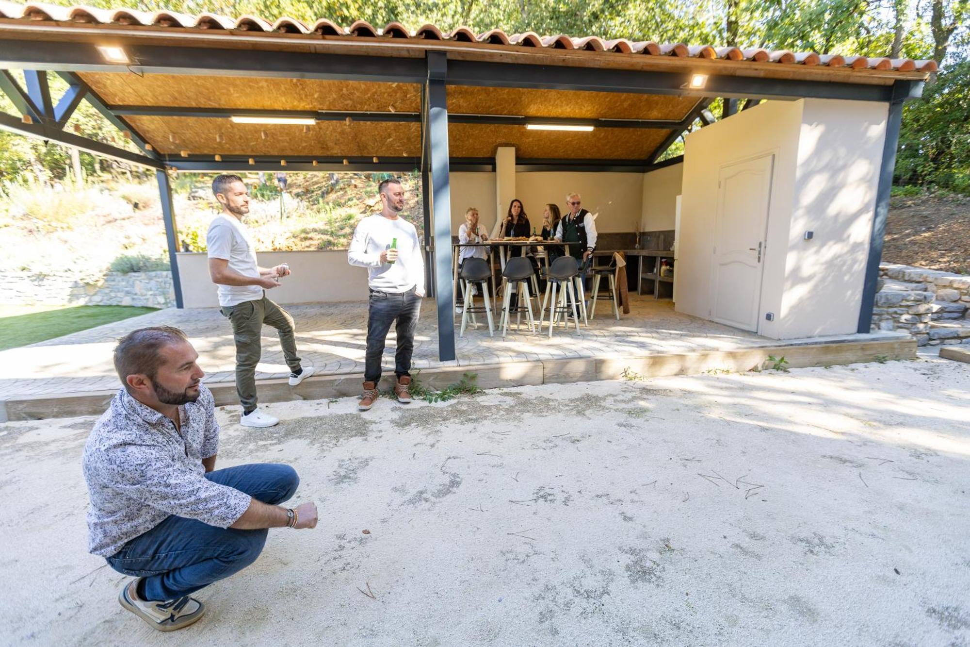 "Les Hauts Du Marquet" - Meuble De Tourisme 5 Etoiles - Gite De Groupe 15 Personnes En Cevennes - Piscine A Debordement - Balneo - Sauna - Nature Saint Jean du Pin Eksteriør billede